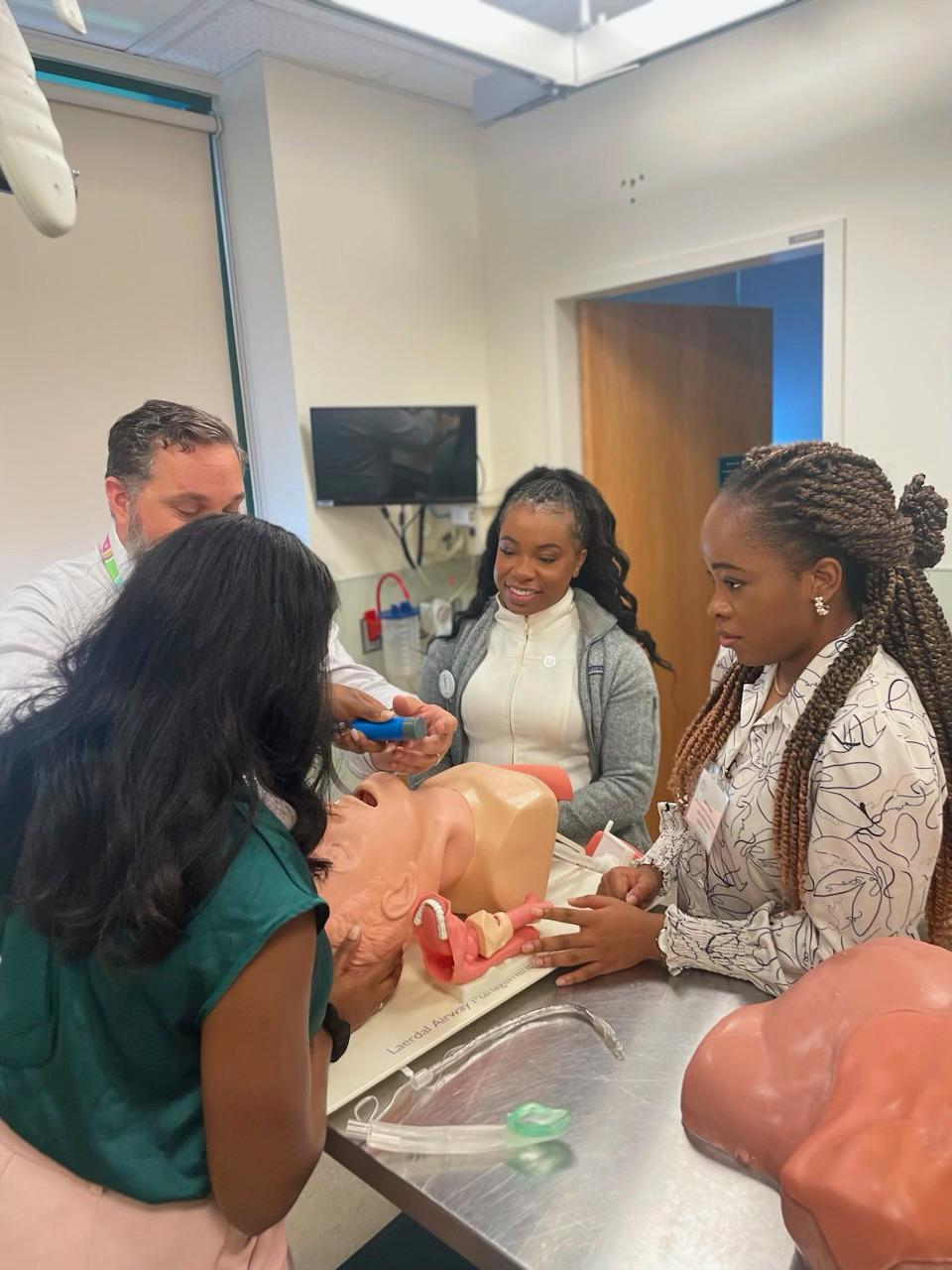 Nina in clinical simulation training