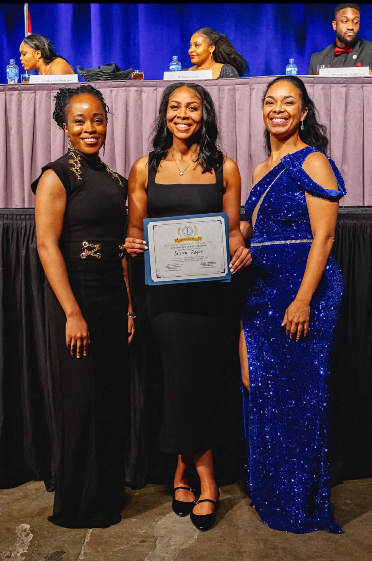 Nina conducting research